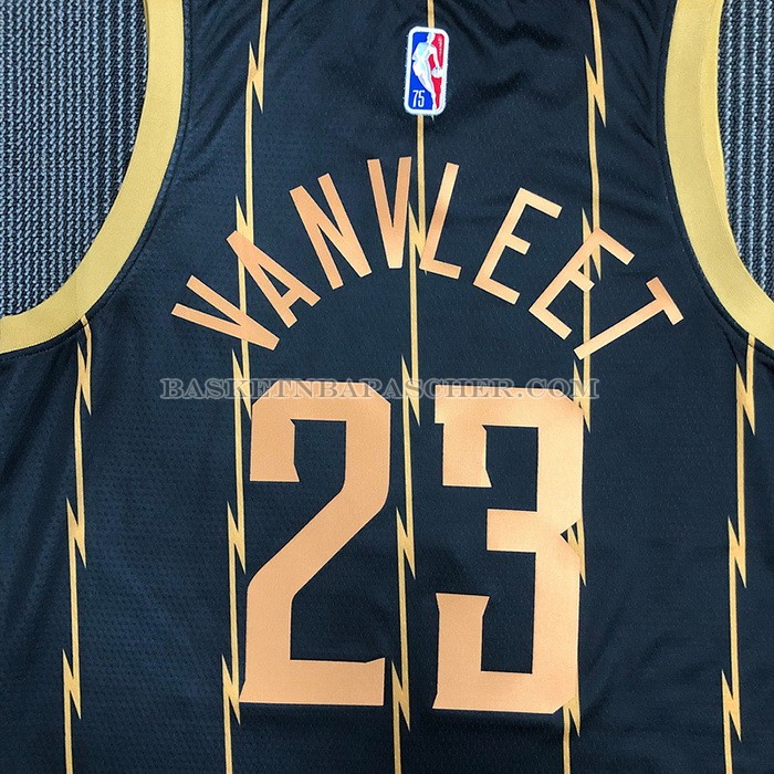Maillot Tornto Raptors Fred Vanvleet NO 23 Ville 2021-22 Noir